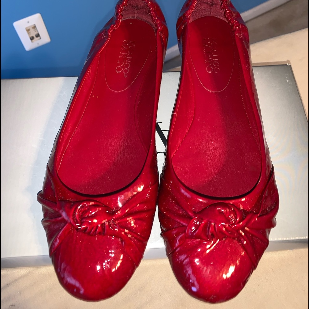 Red Patent Ballet Flats